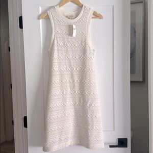 NWT Anthropologie Sleeveless Textured Knit Mini Dress Size Medium 💛